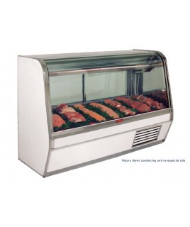 Curved Glass Refrigerated Red Meat Display Case
